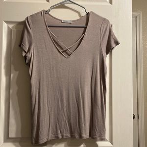 Tan Short Sleeve T-Shirt